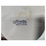 Formalities by Baum Brothers Decorative Blue & White Ceramic Bird Cage