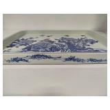 Blue & White Ceramic Asian Themed Tray