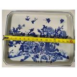 Blue & White Ceramic Asian Themed Tray