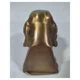 Irish Setter Brass Bookend