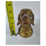 Irish Setter Brass Bookend