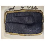 VIntage Crocheted Ladies Purse w/Sterling Silver Frame