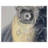 VIntage Crocheted Ladies Purse w/Sterling Silver Frame