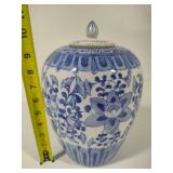 Blue & White Large Decorative Jars