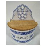 Villeroy & Boch Salt Hanger & Unmarked Flour Canister