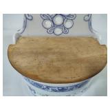 Villeroy & Boch Salt Hanger & Unmarked Flour Canister