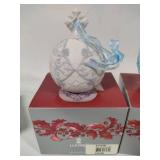 Lladro 2004, 2005 & 2006 Round Ball Christmas Ornaments w/Box
