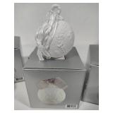 Lladro 2019, 2020 & 2021 Round Ball Christmas Ornaments w/Box