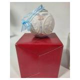 Lladro 1991, 1992 & 1993 Round Ball Christmas Ornaments w/Box