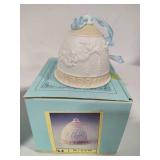 Lladro 1988 & 1989 Round Ball Christmas Ornaments w/Box