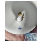 Lladro 1988 & 1989 Round Ball Christmas Ornaments w/Box