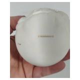 Wedgewood Puffed Santa Christmas Ornament