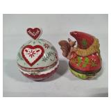 Villeroy & Boch Hinged Trinket Boxes