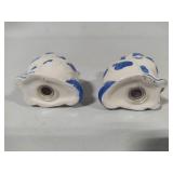 Blue & White Salt & Pepper Shakers