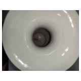 Blue & White Decorative Two-Handled Vase