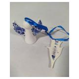 Delft Blue & White Hanging Ornaments.