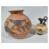 Toucan Pottery & Greek Pitcher