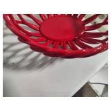 Geometric Handled Serving Tray & Fruit Bowl
