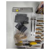 Lot of Assorted Spreaders, Forks & Serving Accessories