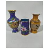 Cloisonne Vase & Decor Pieces