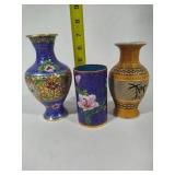 Cloisonne Vase & Decor Pieces