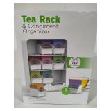Mind Reader Tea Rack & Condiment Organizer *New in Box*