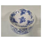 Wisteria Blue & White Dog Bowl - Dishwasher Safe