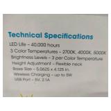 Ottlite LED Desk Organizer Lamp & Office Supply Compartment Organizer