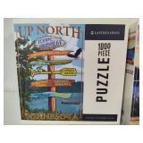 Four 1000pc Puzzles - Two are New in Packaging
