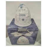 Lladro 2001, 2002, 2004 & 2005 Bell Christmas Ornaments w/Box