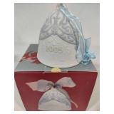 Lladro 2001, 2002, 2004 & 2005 Bell Christmas Ornaments w/Box