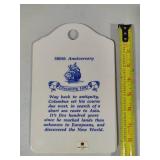 Assorted Blue & White Plates, Coaster, Trivets, etc