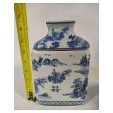 Porcelain Blue & White Jar & Vase