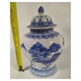 Porcelain Blue & White Jar & Vase