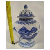 Porcelain Blue & White Jar & Vase