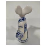 Russian Gzhel Porcelain Mouse Figurine