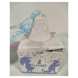 Lladro 1991 (x2), 1997 & 1998 Bell Christmas Ornaments w/Box
