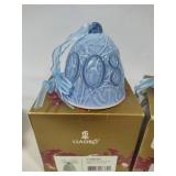 Lladro 2006, 2008, 2009 and 2010 Bell Christmas Ornaments w/Box