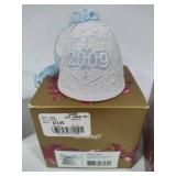 Lladro 2006, 2008, 2009 and 2010 Bell Christmas Ornaments w/Box