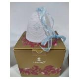 Lladro 2006, 2008, 2009 and 2010 Bell Christmas Ornaments w/Box