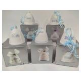 Lladro 2018, 2019, 2020, 2021 & 2022 Bell Christmas Ornaments w/Box