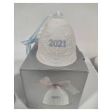 Lladro 2018, 2019, 2020, 2021 & 2022 Bell Christmas Ornaments w/Box