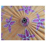 Japanese Square Paper Parisol w/Wood Handle