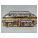 Lebkuchen-Schmidt Large Tin Nuremburg Chest