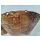 Interesting Leather Embossed Bookends