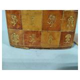 Interesting Leather Embossed Bookends