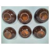 Six Small Handpainted Bowls