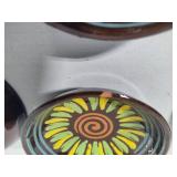 Six Small Handpainted Bowls