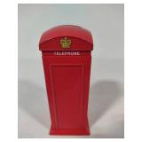 Vintage Metal Red Telephone Bank