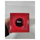 Vintage Metal Red Telephone Bank